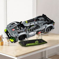 Display King - Acrylic display stand for LEGO  PEUGEOT 9X8 24H Le Mans Hybrid Hypercar 42156