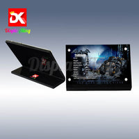 Display King - Acrylic display plaque for Lego DC Batman Batmobile Tumbler 76240