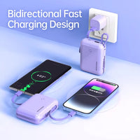MOVE SPEED YSPBQ10Plus Portable Charger Mini Cute Power Bank 10000mAh 22.5W (CCC Certified)