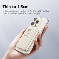 MOVE SPEED S10 Ultra-thin Titanium Magnetic Power Bank 5000mAh PD20W (YSPBS05)