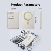 MOVE SPEED S10 Ultra-thin Titanium Magnetic Power Bank 5000mAh PD20W (YSPBS05)