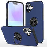 iPhone 17 Magnetic Ring Holder Shockproof Case Cover