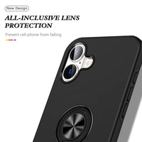 iPhone 17 Magnetic Ring Holder Shockproof Case Cover