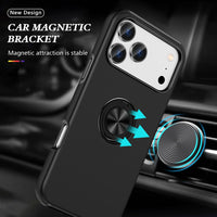 iPhone 17 Pro Max Magnetic Ring Holder Shockproof Case Cover