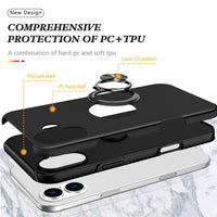 iPhone 17 Magnetic Ring Holder Shockproof Case Cover