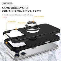 iPhone 17 Pro Magnetic Ring Holder Shockproof Case Cover