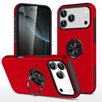 iPhone 17 Pro Magnetic Ring Holder Shockproof Case Cover