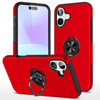 iPhone 17 Magnetic Ring Holder Shockproof Case Cover