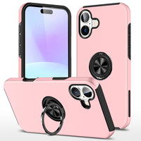 iPhone 17 Magnetic Ring Holder Shockproof Case Cover