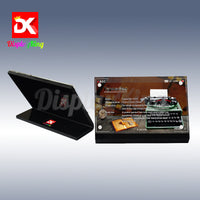 Display King - Acrylic display plaque for Lego Typewriter 21327
