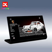 Display King - Display plaque for LEGO Porsche 911 10295