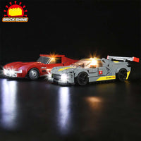 Brick Shine Light  Kit for LEGO® 1968 Chevrolet Corvette & C8.R Race Car 76903