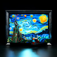 Brick Shine  GC Light Kit for LEGO® Vincent van Gogh - The Starry Night 21333