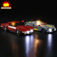 Brick Shine Light  Kit for LEGO® 1968 Chevrolet Corvette & C8.R Race Car 76903