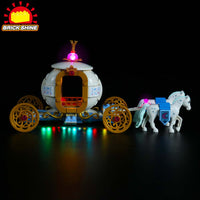 Brick Shine - Light Kit for LEGO® Cinderella's Royal Carriage 43192