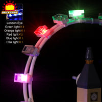 Brick Shine Light Kit for LEGO® Architecture London 21034
