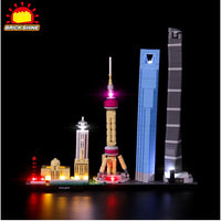 Brick Shine Light Kit for LEGO® Architecture Shanghai 21039