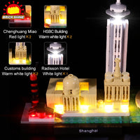 Brick Shine Light Kit for LEGO® Architecture Shanghai 21039
