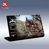 Display King - Display plaque for LEGO Medieval Blacksmith 21325