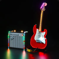 Brick Shine -  Light Kit for LEGO® Fender Stratocaster 21329