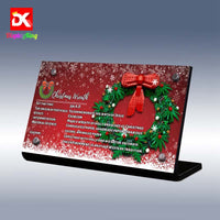Display King - Display plaque for LEGO Christmas Wreath 2-in-1 40426