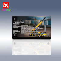 Display King - Display plaque for LEGO Mobile Crane 42108
