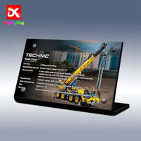 Display King - Display plaque for LEGO Mobile Crane 42108