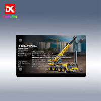 Display King - Display plaque for LEGO Mobile Crane 42108