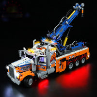 Brick Shine - Light Kit for LEGO® Heavy-duty Tow Truck 42128