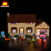 Brick Shine Light Kit for LEGO® The Simpsons House  71006