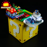 Brick Shine GC Light  Kit for LEGO® Super Mario 64 Question Mark Block 71395
