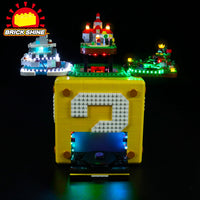 Brick Shine GC Light  Kit for LEGO® Super Mario 64 Question Mark Block 71395