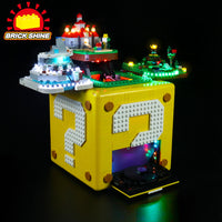 Brick Shine GC Light  Kit for LEGO® Super Mario 64 Question Mark Block 71395