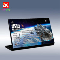 Display King - Display plaque for LEGO Star Wars Millennium Falcon 75192