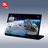 Display King - Display plaque for LEGO Star Wars Millennium Falcon 75192