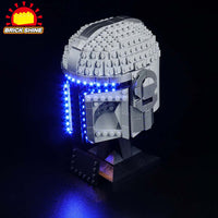 Brick Shine -  Light kit for LEGO® Star Wars The Mandalorian Helmet 75328