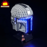 Brick Shine -  Light kit for LEGO® Star Wars The Mandalorian Helmet 75328