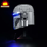 Brick Shine -  Light kit for LEGO® Star Wars The Mandalorian Helmet 75328