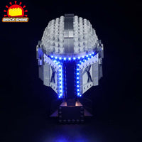 Brick Shine -  Light kit for LEGO® Star Wars The Mandalorian Helmet 75328