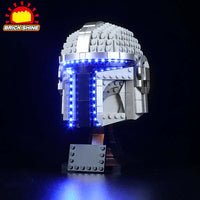 Brick Shine -  Light kit for LEGO® Star Wars The Mandalorian Helmet 75328
