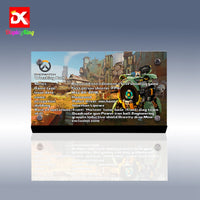 Display King - Display plaque for LEGO Overwatch Wrecking Ball 75976