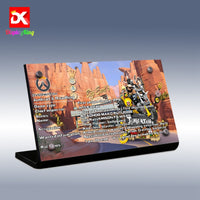 Display King - Display plaque for LEGO Overwatch - Junkrat & Roadhog 75977