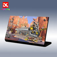 Display King - Display plaque for LEGO Overwatch - Junkrat & Roadhog 75977