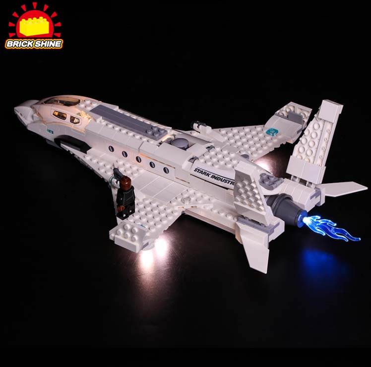 Lego stark jet drone attack hot sale