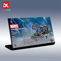 Display King - Display plaque for LEGO Avengers Helicarrier 76153