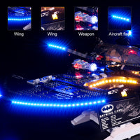 Brick Shine Light Kit for Lego® 1989 Batwing 76161
