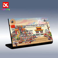 Display King - Display plaque for LEGO Chinese New Year Lion Dance 80104 and Temple Fair 80105