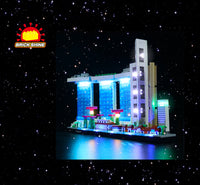 Brick Shine - GC Light Kit for  LEGO® Architecture Singapore 21057