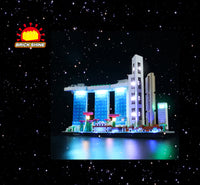 Brick Shine - GC Light Kit for  LEGO® Architecture Singapore 21057