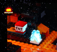 Brick Shine  GC Light Kit for LEGO® The Nether Bastion 21185